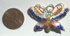 1 26x37mm Cloisonné Butterfly Pendant